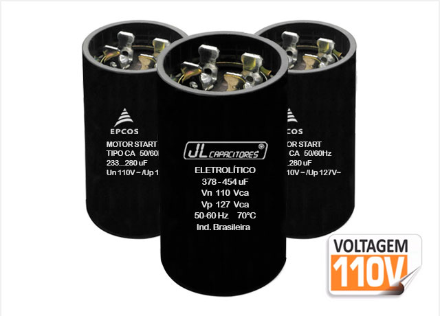 Capacitores Eletrolíticos 110V
