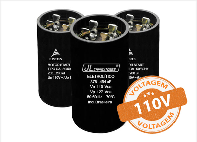 Capacitores Eletrolíticos 110V