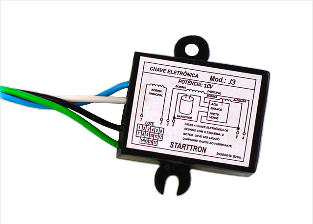 Chave de Partida Eletrônica Startron J3 (1CV)