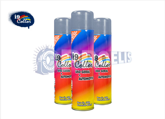 Tinta Spray i9 Collor Cinza Placa