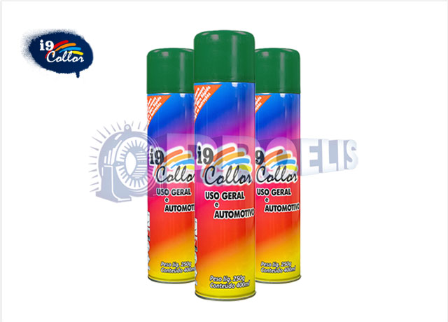 Tinta Spray i9 Collor Verde Bandeira