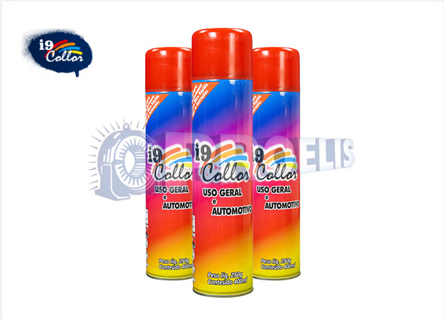 Tinta Spray i9 Collor Vermelho Ferrari